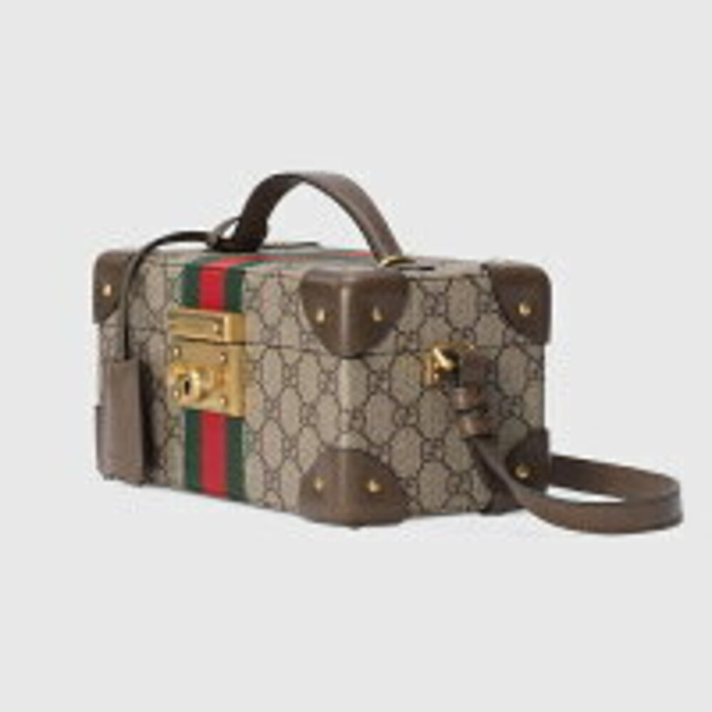Gucci Savoy Watch Case Web Stripe UVFAT - Picture 2 of 5